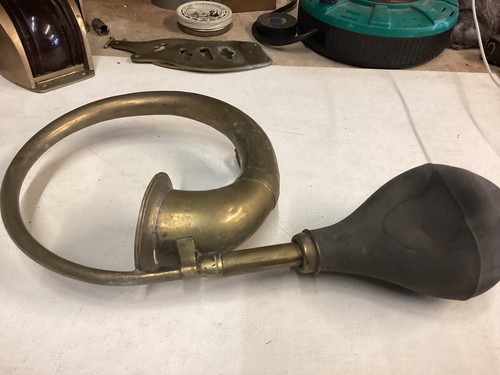 Vintage 1920s brass car - brass,
