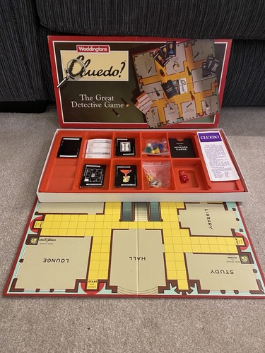 Vintage cluedo board - vintage,