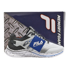 FILA Panorama Memory Foam Sneaker Trainers Grey Synthetic Mens UK 9