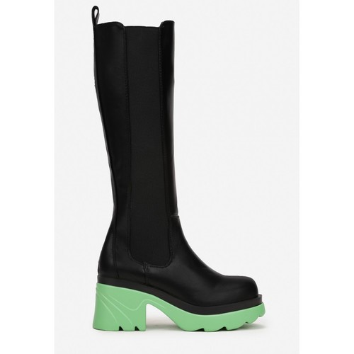 Ladies women black knee high - women,