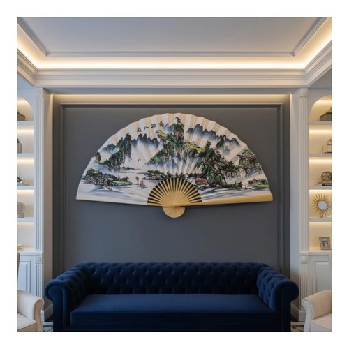 Large chinese folding wall fan - folding,