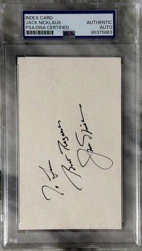 Jack nicklaus signed - nicklaus,