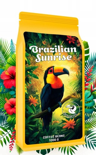 Kawa ziarnista 1kg brazilian - ziarnista,