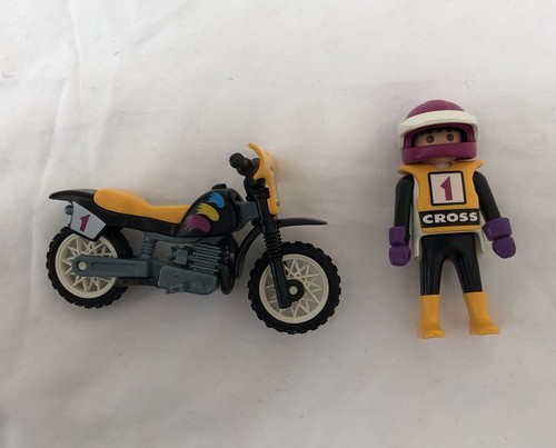 Vintage playmobil 3044 moto - vintage,