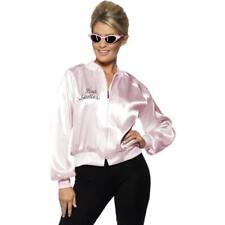 Smiffys Grease Pink Ladies Jacket Women's Fancy Dress