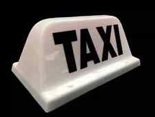 Taxi Roof Sign 10" white -