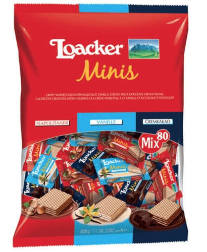 Loacker minis mix crispy - minis,