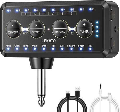 Lekato guitar headphone amp - lekato,