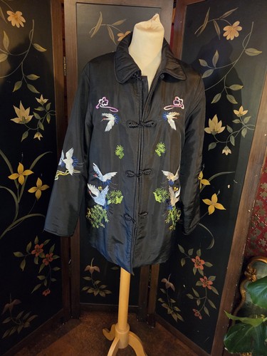 Vintage black embroidered - black,