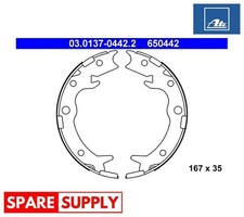 BRAKE SHOE SET, PARKING BRAKE