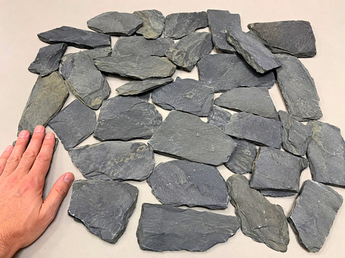 Natural genuine grey slate - grey,