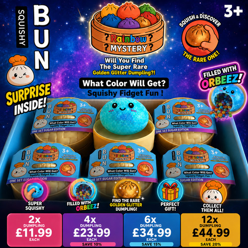 Rainbow mystery squishy - mystery,