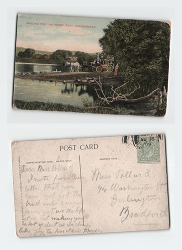 Vintage postcard windermere - postcard,