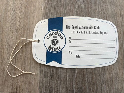 1960s royal automobile club