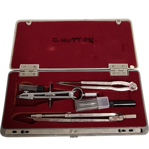 Vintage drawing tools - set, in