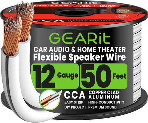 Gauge speaker cable 50ft - 12,