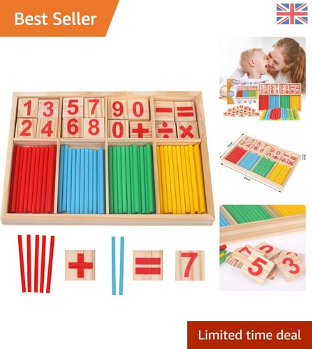 Colorful wooden counting - colorful,