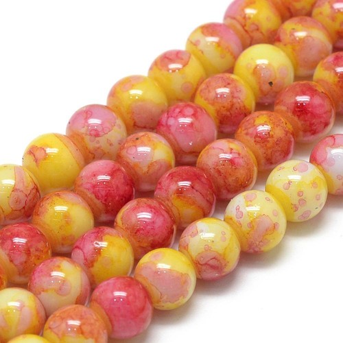 Glass beads marble watermarked - beads,