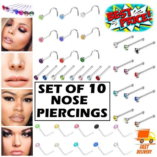 Surgical steel nose - surgical, studs