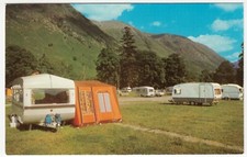 Invernesshire; Glen Nevis Caravan Park, Touring Site PPC Unused, c 1970's