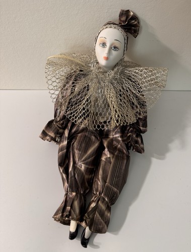 Vintage porcelain harlequin - porcelain,