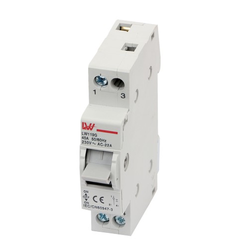 Change over switch - switch, pole