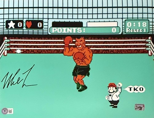 Mike tyson autographed - mike,