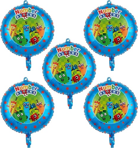 Numberblocks party balloons - party, 5