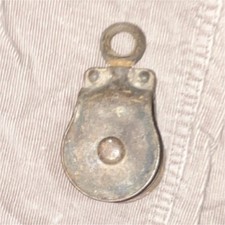 Vintage Metal Pulley Block