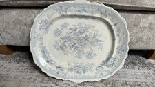 Asiatic blue & white vintage