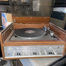 Goldring Lenco GL 75 Stereo Transcription Turntable, Plinth And Lid - untested 