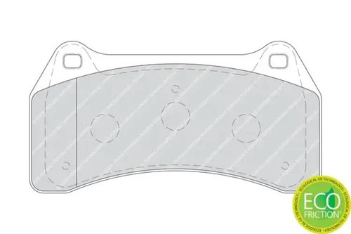 Brake pads fdb1712 ferodo - fdb1712, for