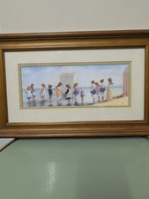 Wooden Framed Print "Shrimping" By James Tyler