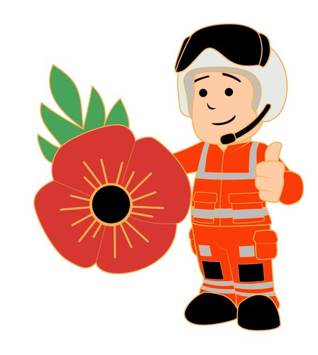 Male air ambulance - ambulance, pin