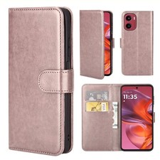 For Motorola E15 G15 G05 Case Leather Flip Slim Wallet Book Phone Cover Moto G14