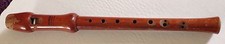 Vtg German Hohner C-Descant Soprano Wooden Recorder 1960's Educator Wear