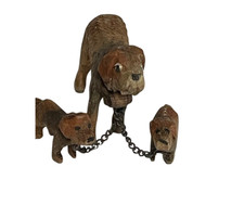 Vintage St Bernard Mom & Pups