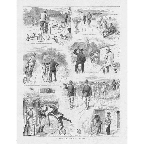 Bicycle tour france - a,