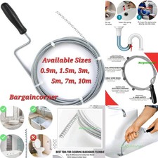 Drain unblocking spring - drain,