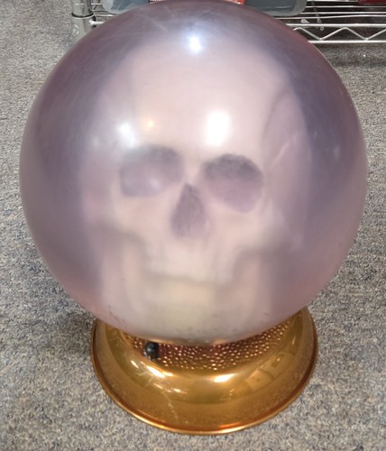 Vintage ebonite skull - vintage, bowling