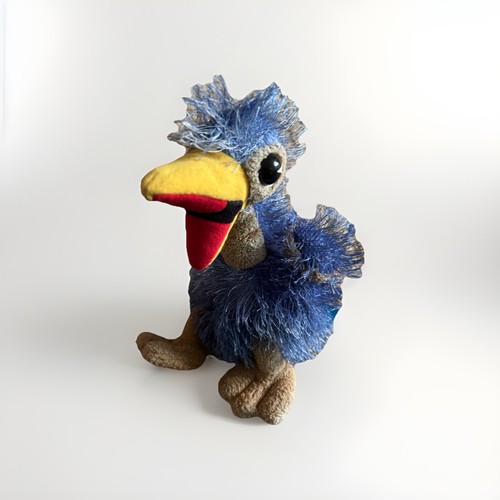 Vintage emu hand puppet - vintage, small