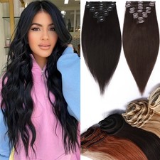 Clip in 100% Real Human Hair