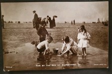 Vintage Postcard Fun by the sea at  Morecambe   1930's Posted  