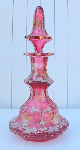 Antique cranberry glass - cranberry,