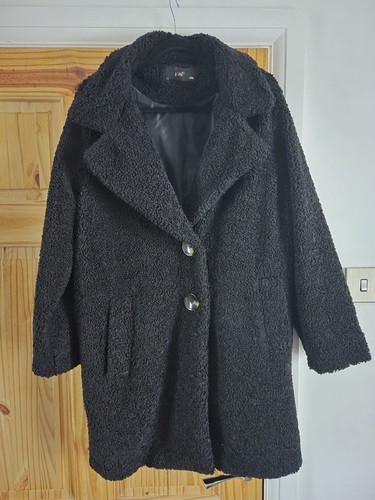 Black teddy fur - black, will