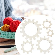 5Pcs Round Flower Knitting