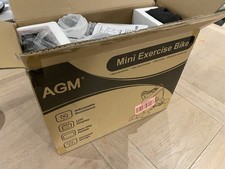 AGM Mini Exercise Bike Pedal | Under Desk Cycle Arm & Leg Machine Digital