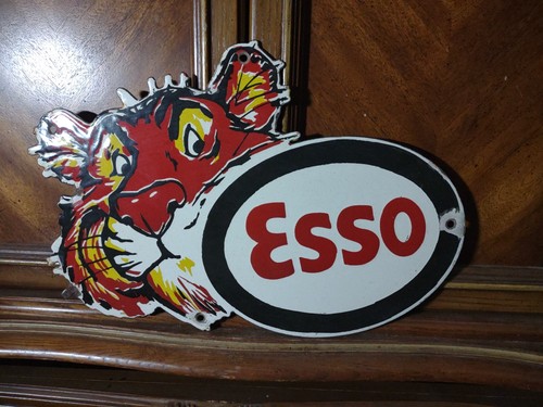 Vtg large esso gasoline - vtg,