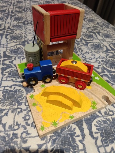 Bigjigs rail wooden sand - sand, tower
