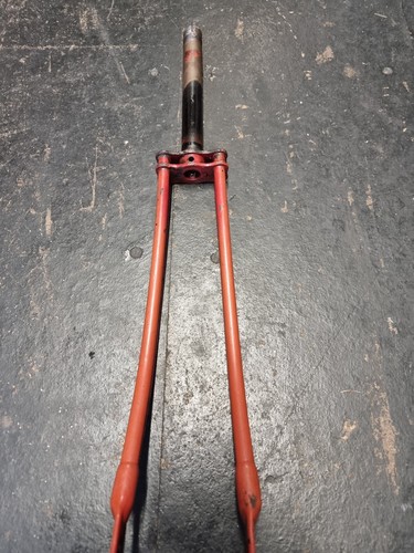 Humber bicycle front - front, forks